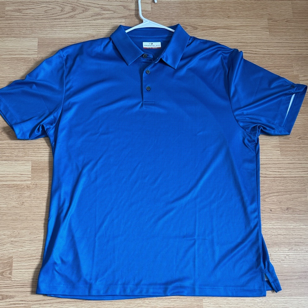 Grand Slam Vibrant Blue Polo Shirt